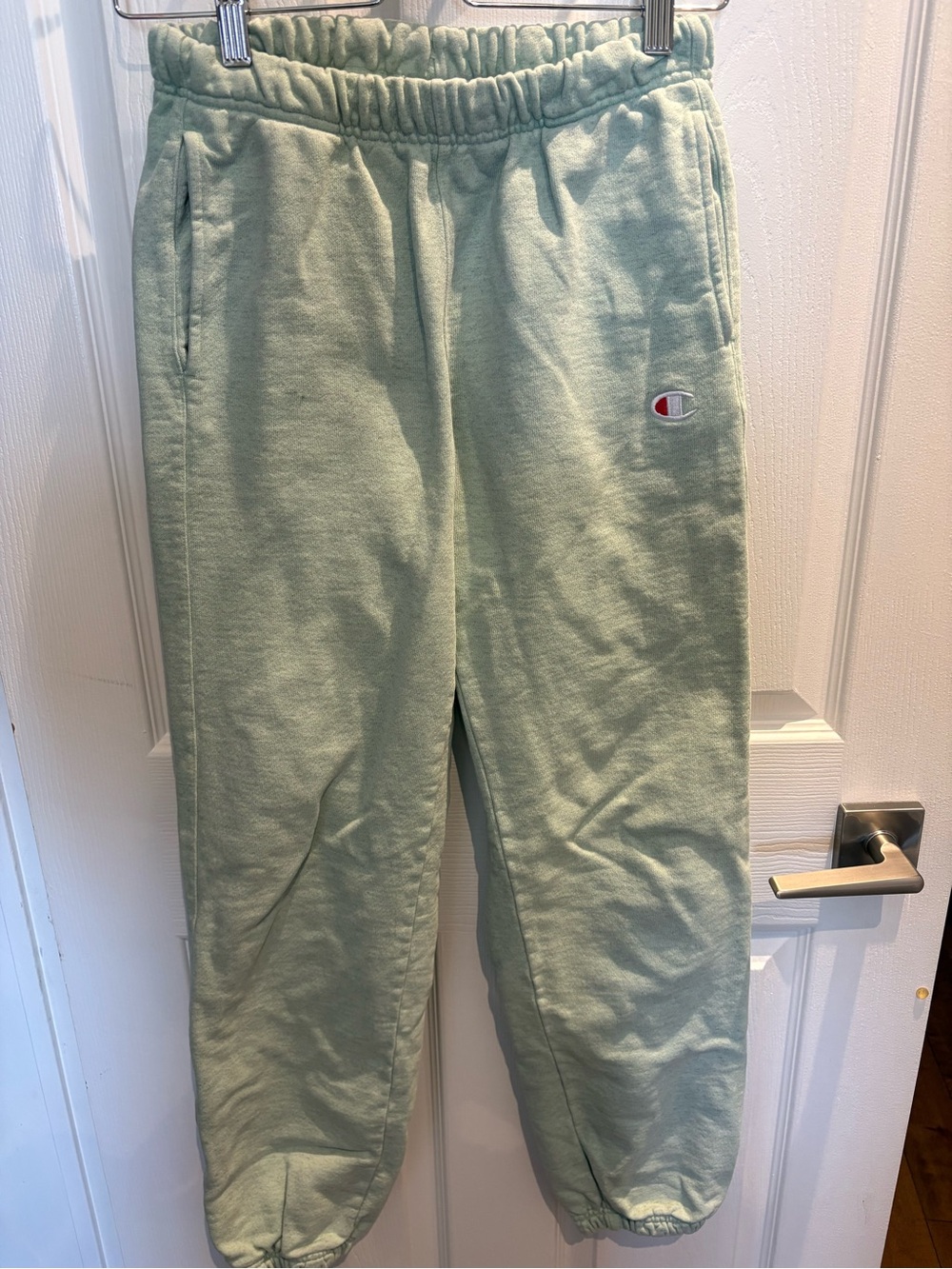 Champion Sage Green Fleece Jogger Bottoms